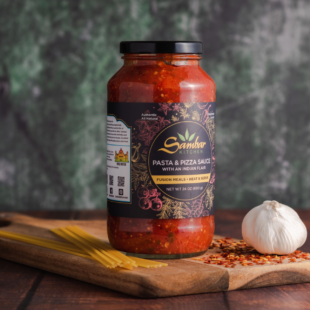 Sambar Kitchen Pasta and Pizza Sauce with an Indian Flair, Indian Cuisine, healthy indian food, indian meal prep, quick dinner recipe, healthy dinner recipes | Sambar Kitchen